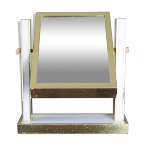 miroir de table art déco 31x23,5cm