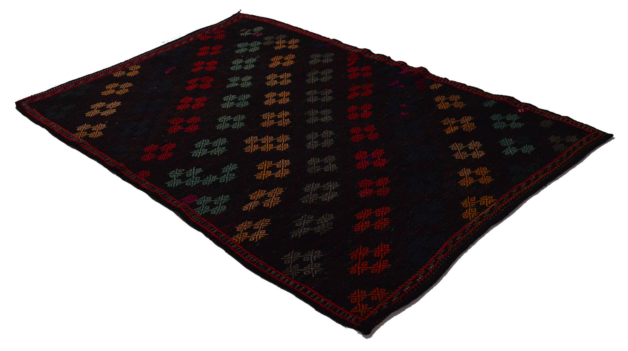 Area kilim rug ,vintage wool turkish handknotted kilim, 240 cmx 180 cm rug