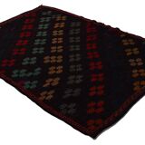 Area kilim rug ,vintage wool turkish handknotted kilim, 240 cmx 180 cm rug