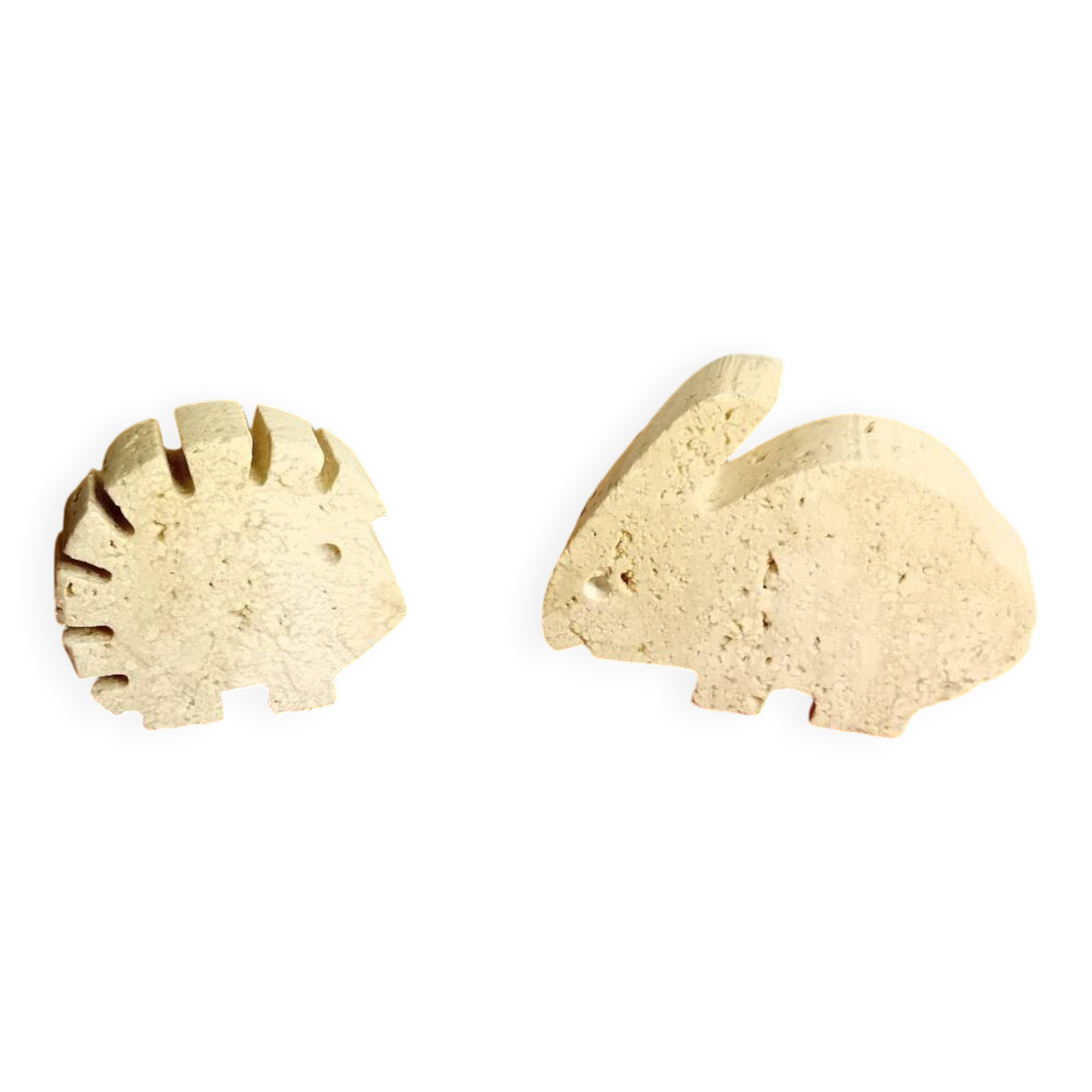 Fratelli Manelli 1970 travertine figurines