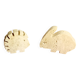 Fratelli Manelli 1970 travertine figurines