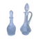 Lot of 2 crystal carafe
