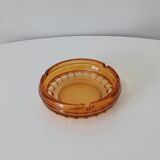 Vintage amber ashtray 60-70s