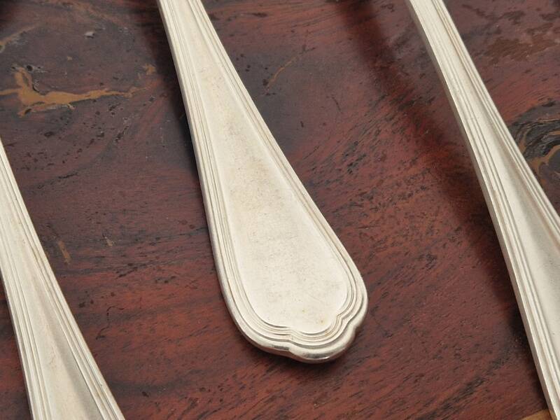 Christofle - Set of 12 table spoons model Spatours - Silver-plated metal