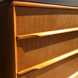 Compass feet chest of drawers from the 1960s