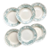Set of 6 Antique Terre de Fer "Figuig" Soup Plates – Longchamp 19th Century
