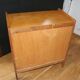 Chest of drawers with 4 drawers, light oak, 1960.