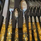 Couverts Bugatti Aladdin paillettes Or