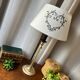 Lampe anglaise en laiton et altuglass