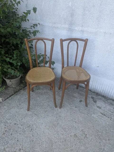 Paire de chaises bistrot