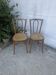 Paire de chaises bistrot