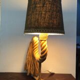 Lampe Coq Corde Circa 1950