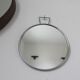 Wall-mounted round barber mirror 50s 60s