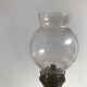 Copper and brass oil lamp
