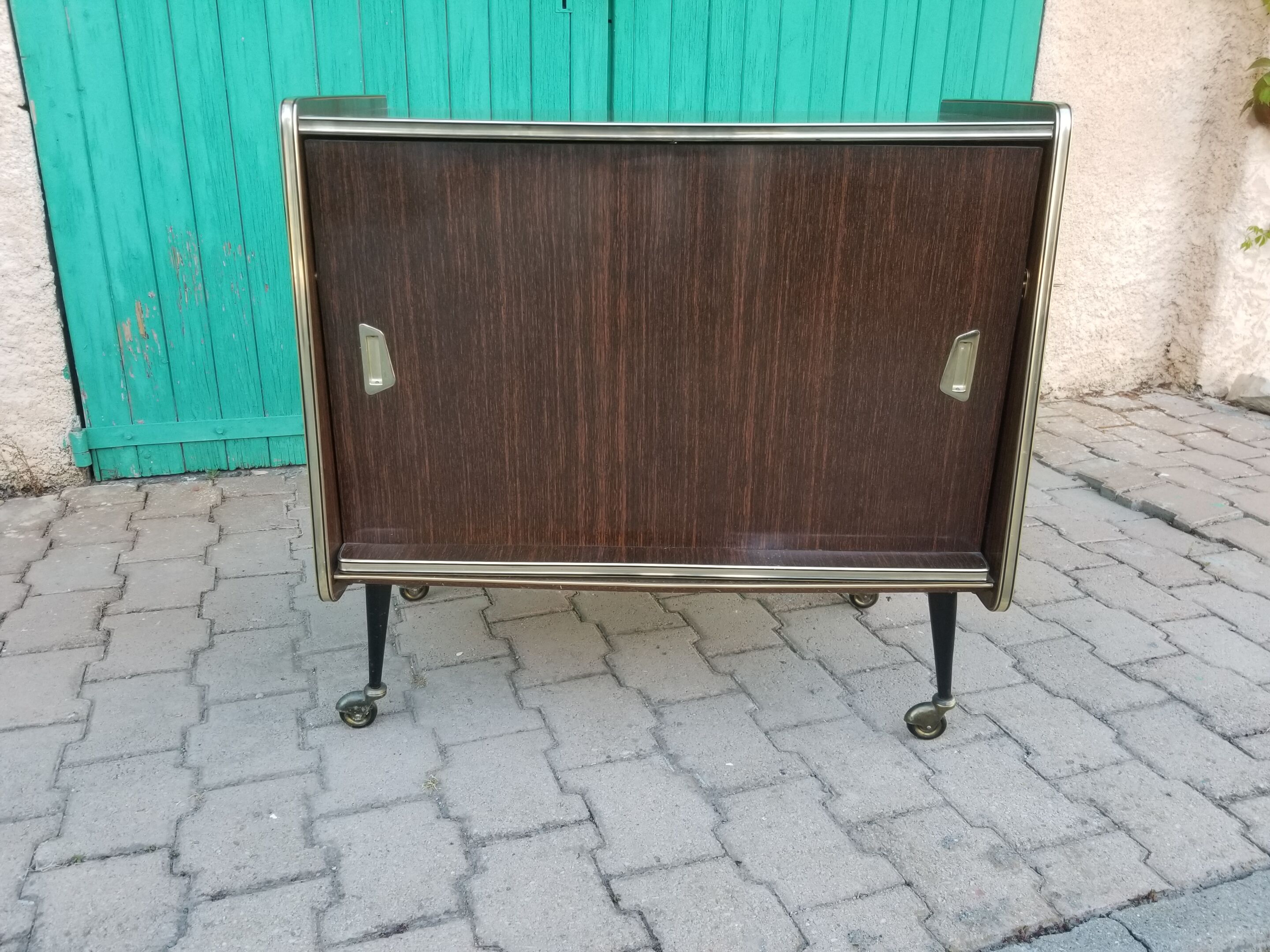 Vintage bar furniture with rotating façade- 60s/70s