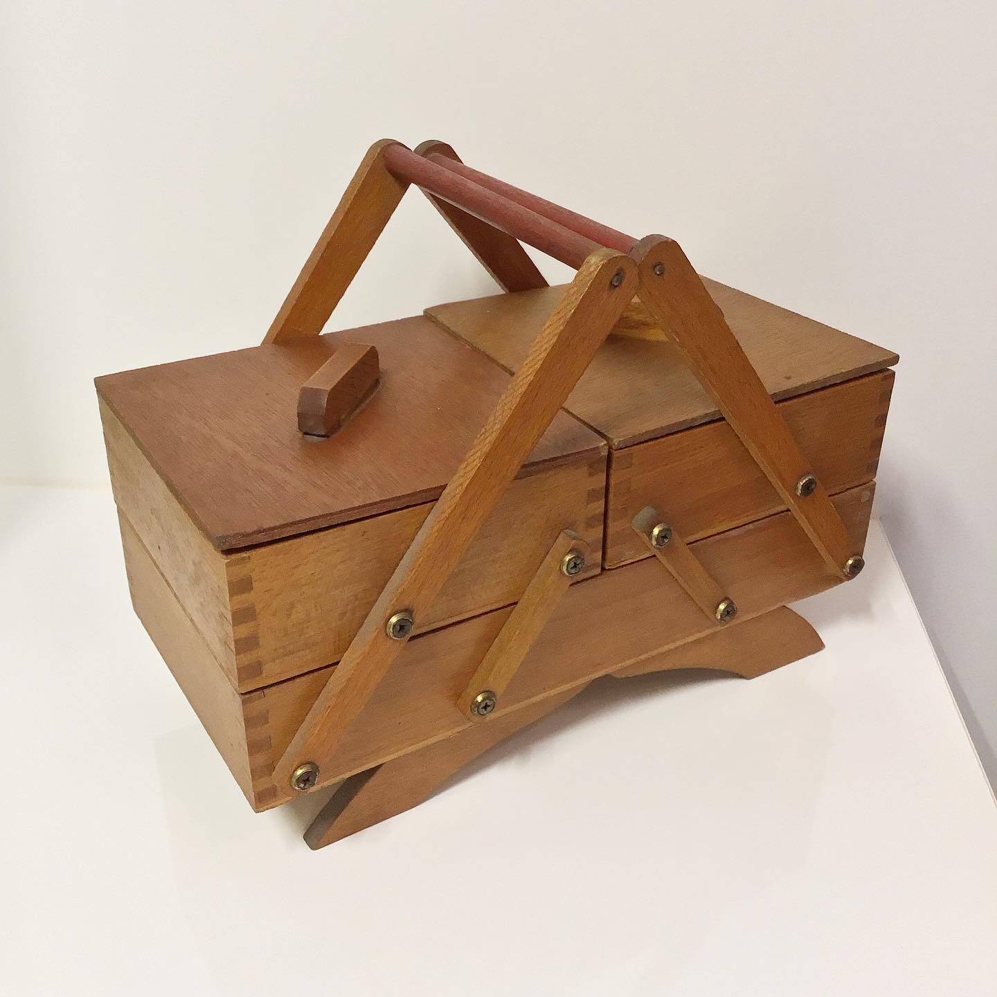 Little vintage wooden worker