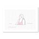Illustration A4 naiade no. 5/8 bretagne baigneuse mer