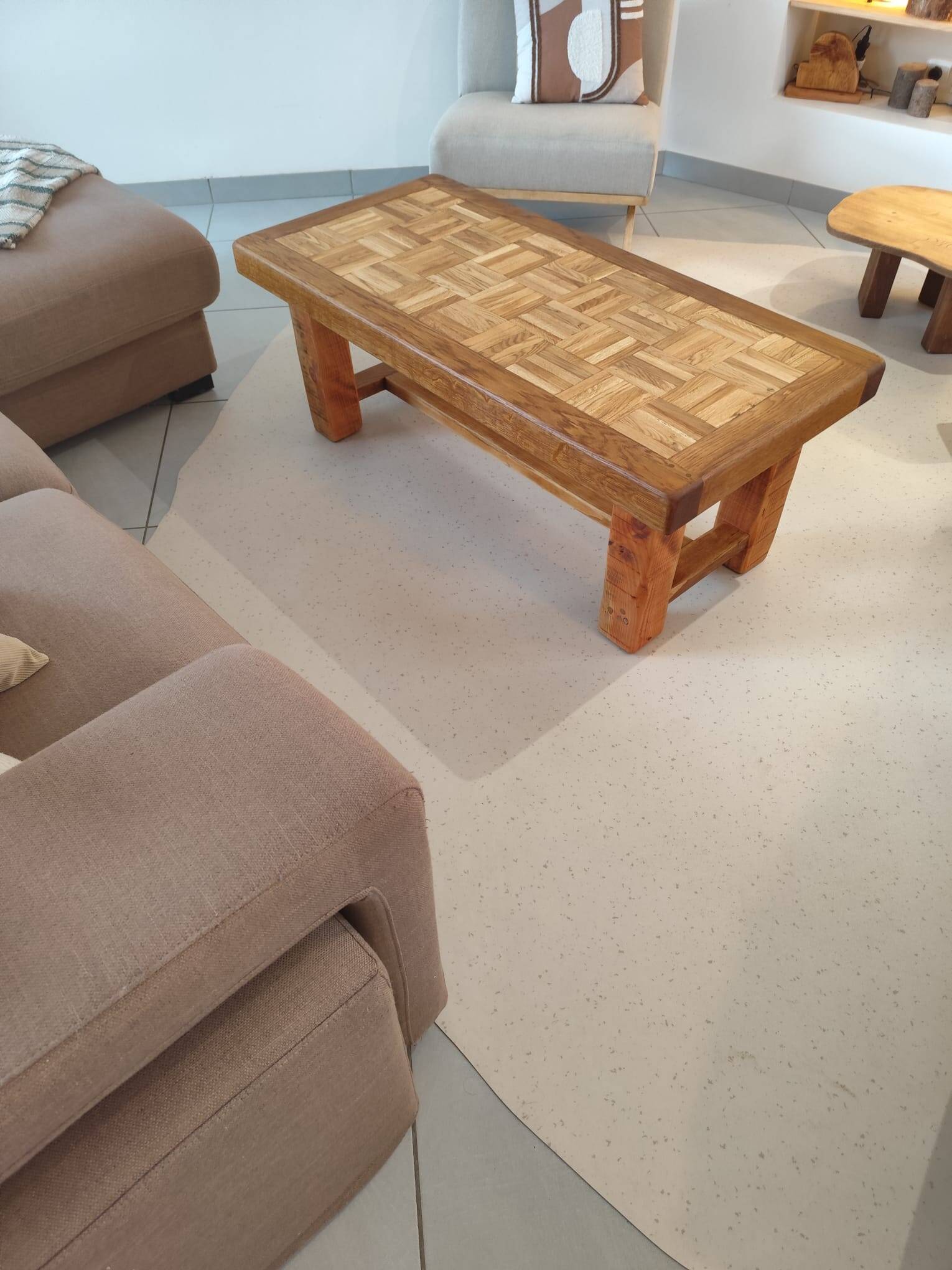 Oak coffee table