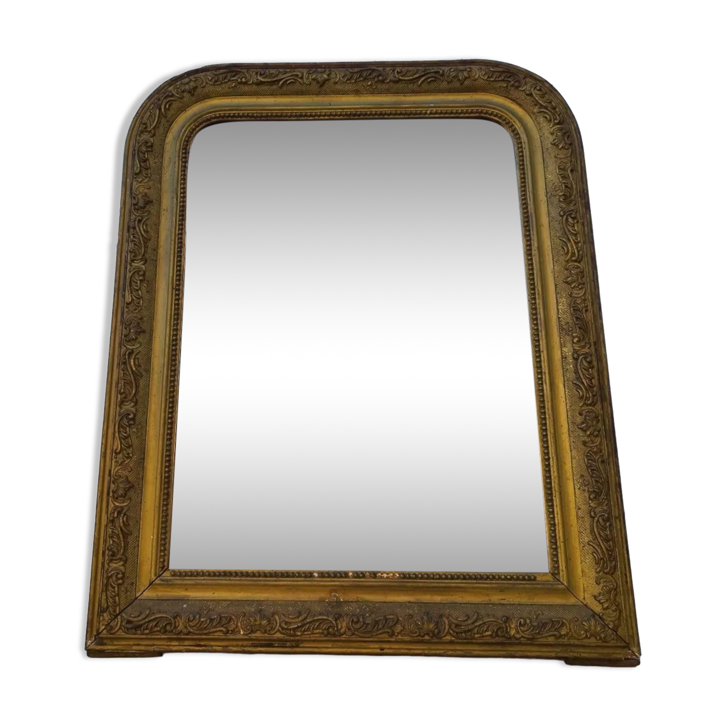 Mirror style Louis Philippe vintage gilded wood