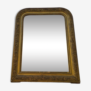 Mirror style Louis Philippe vintage gilded wood