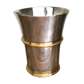 Timbale métal argenté et doré