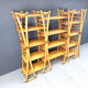 Vintage bamboo wall unit, 1970s