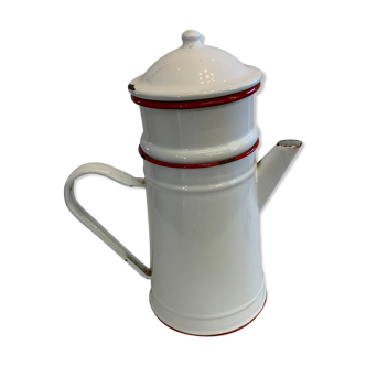 Enamelled coffee maker