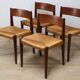 Set of 4 Scandinavian chairs, "Pia" model, by Poul Cadovius, 1960