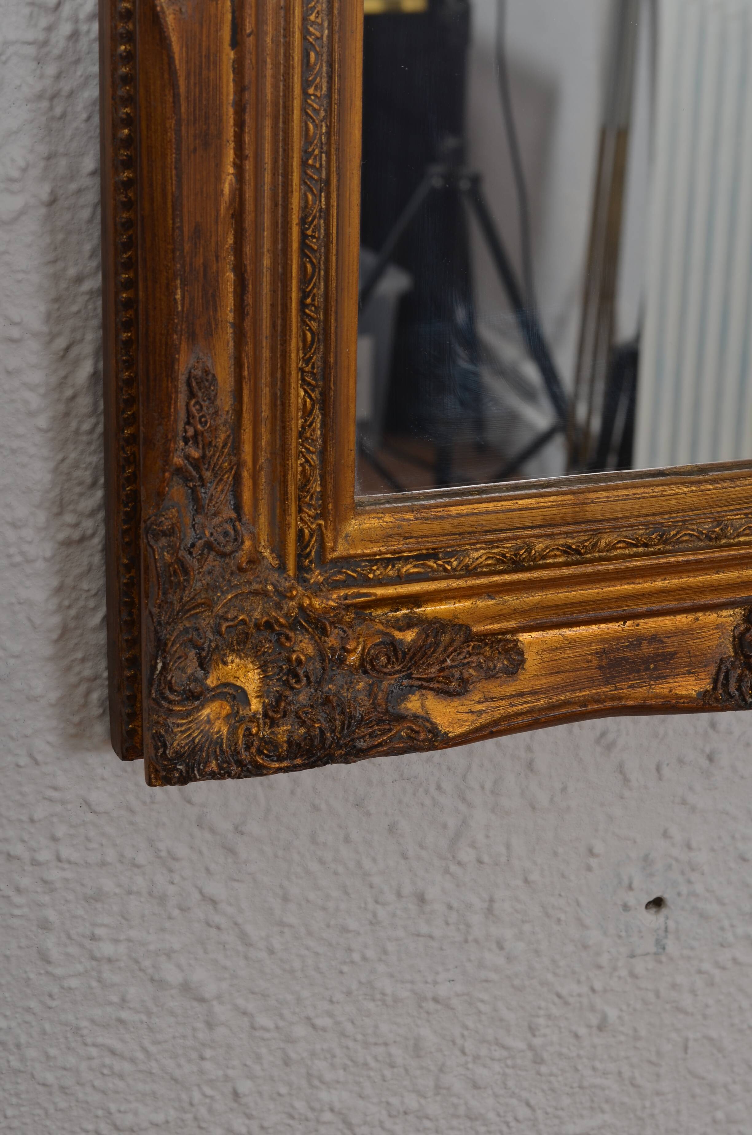 Gold Baroque Mirror Kare Design