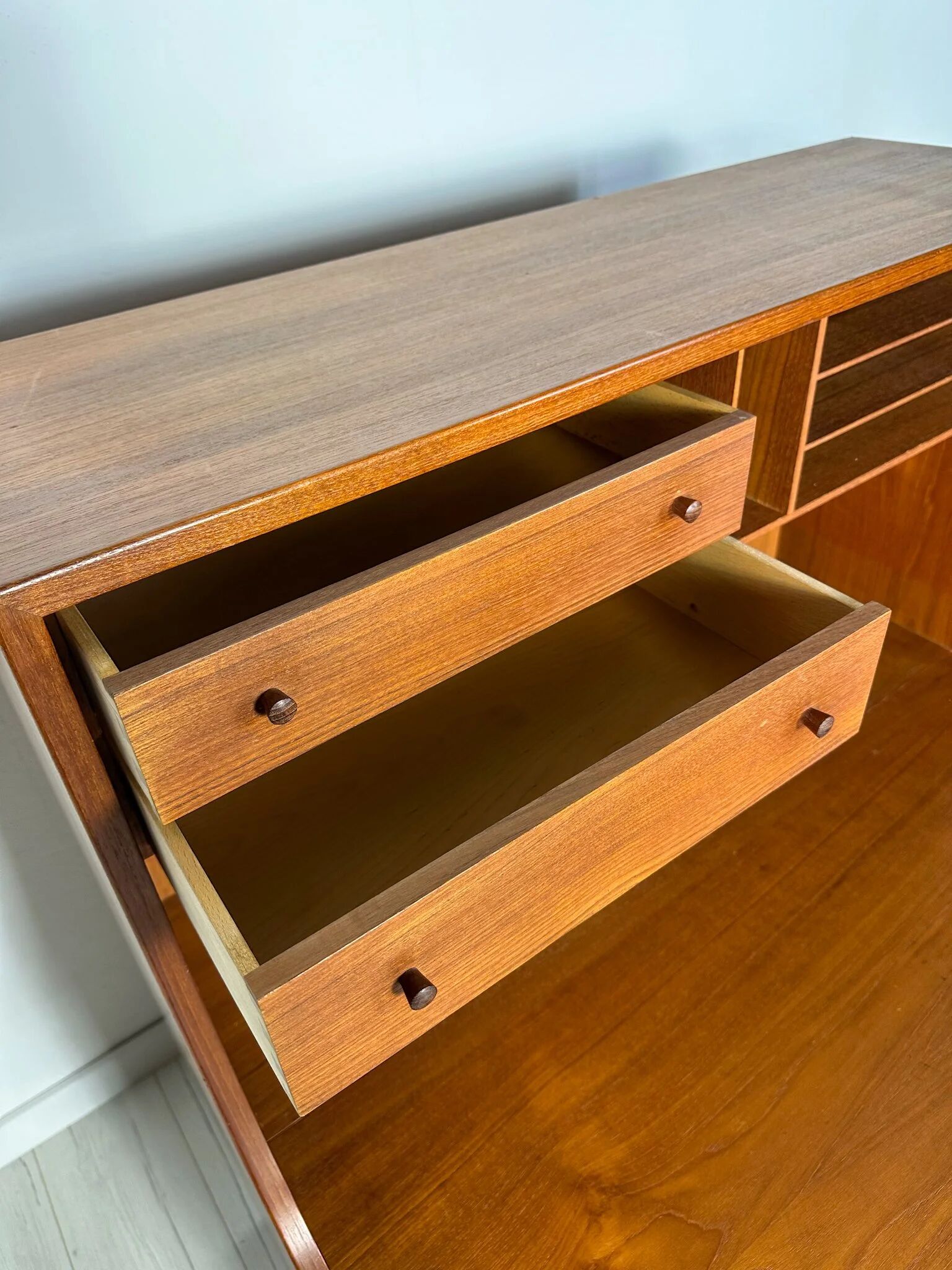 1960s Vintage Danish Teak Secretary by Børge Mogensen - Søborg Møbelfabrik