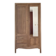 Armoire Parisienne en chêne brut 
