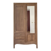 Parisian wardrobe in raw oak