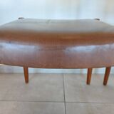 2 Fristho Franeker chairs, Scandinavian, teak and leather.