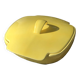 Yellow tureen dish