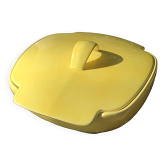 Yellow tureen dish