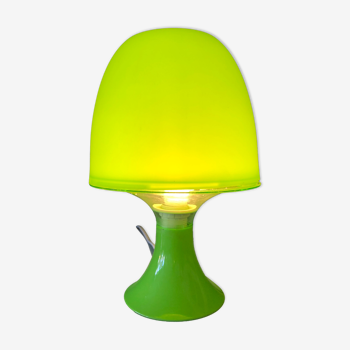 Apple green mushroom lamp