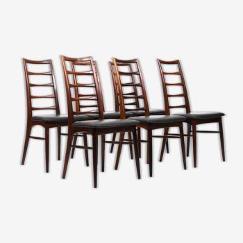 Danish Set of 6 Lis Chairs by Niels Kofoed 1961