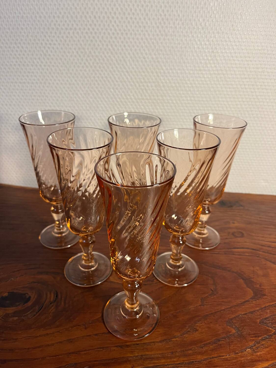Rosaline glass champagne flute or coupe