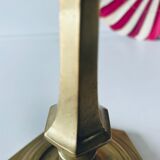 Antique bronze candle holder