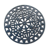 Blue cast iron underside