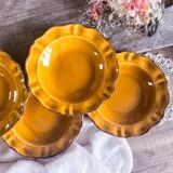 5 hollow plates Faience ADP