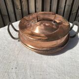 Copper frying pan flat