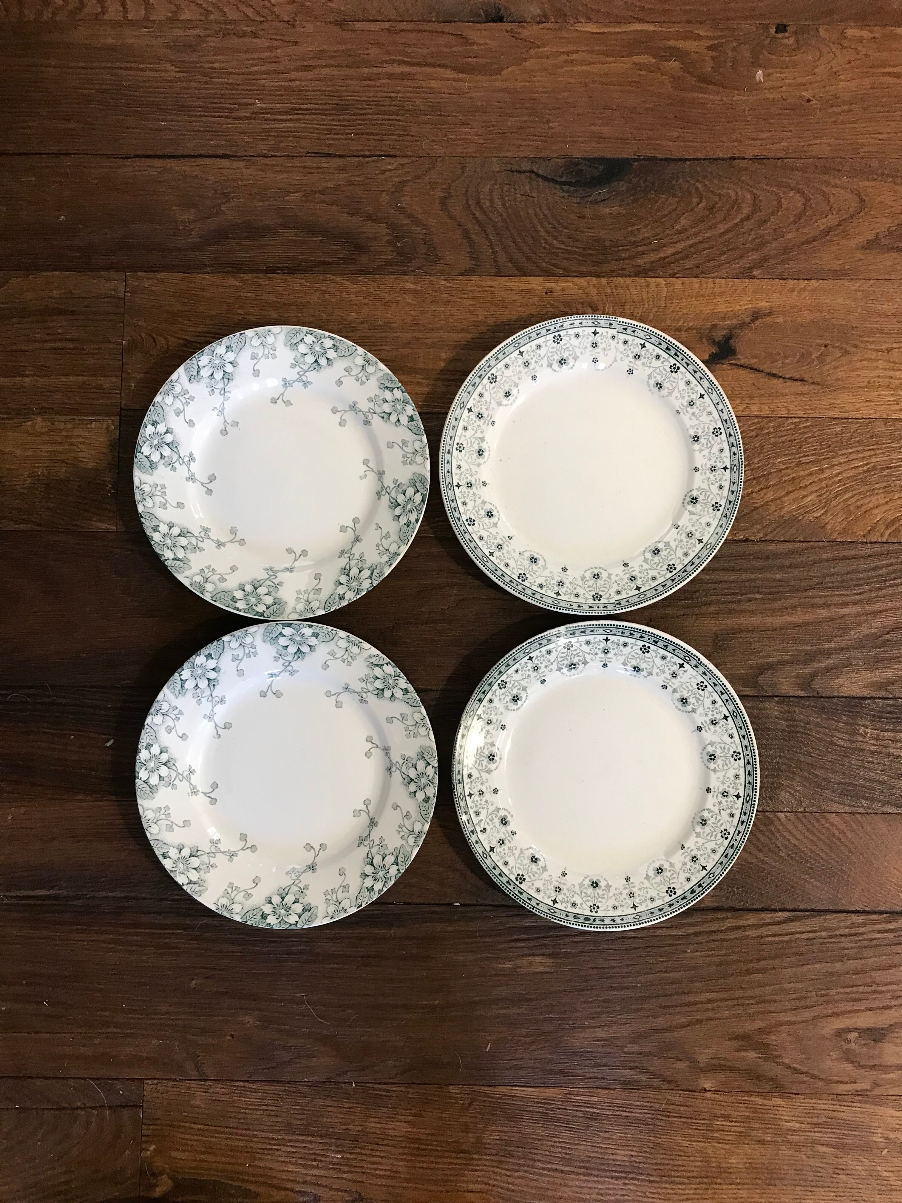4 plates for dessert Saint Amand