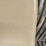 Coque Beige Fiberglass Side Chair Eames Vintage by Herman Miller
