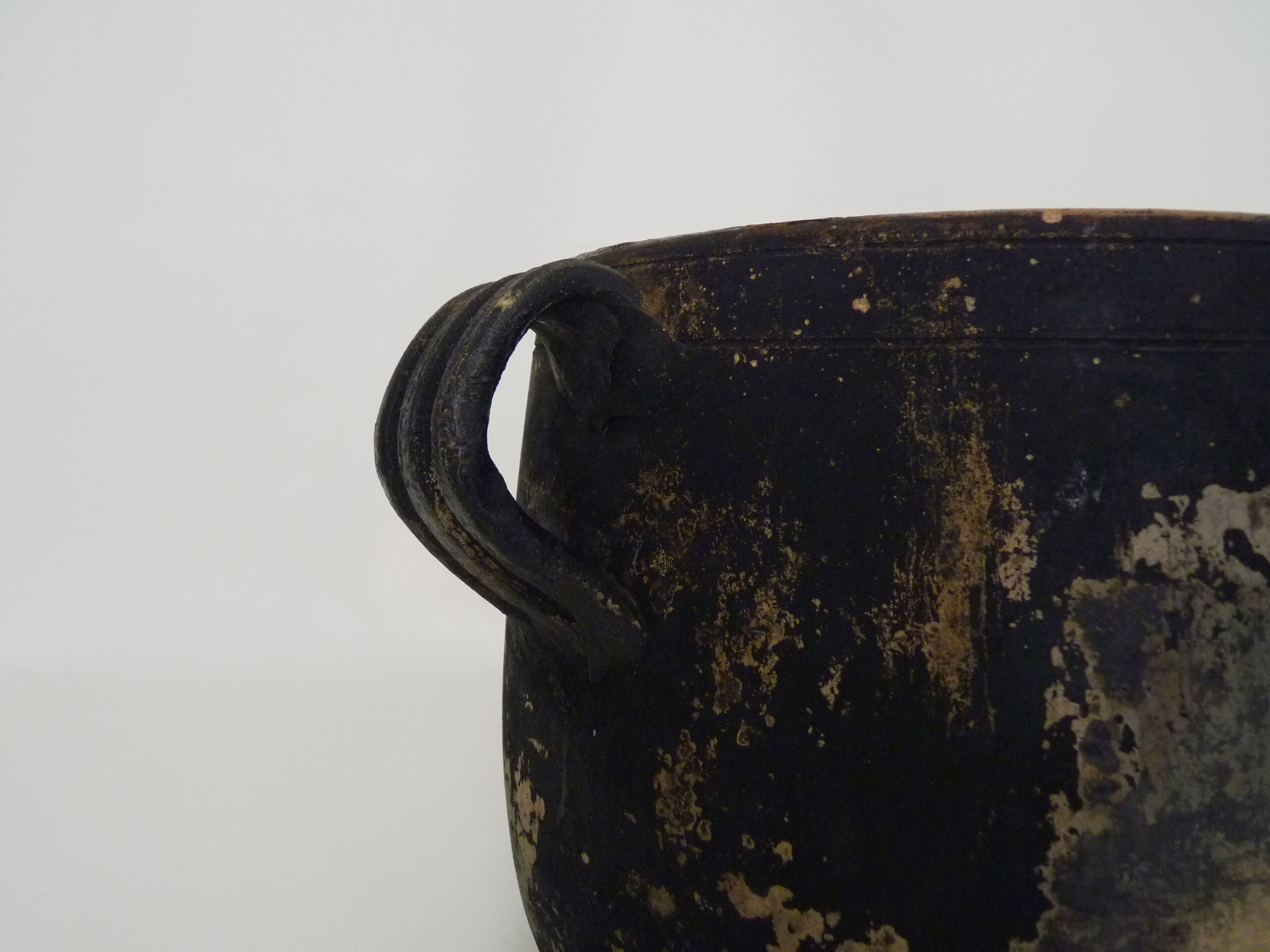 Pot de cuisson, cache pot en terre cuite,vernissé. JB Hughes Vallauris