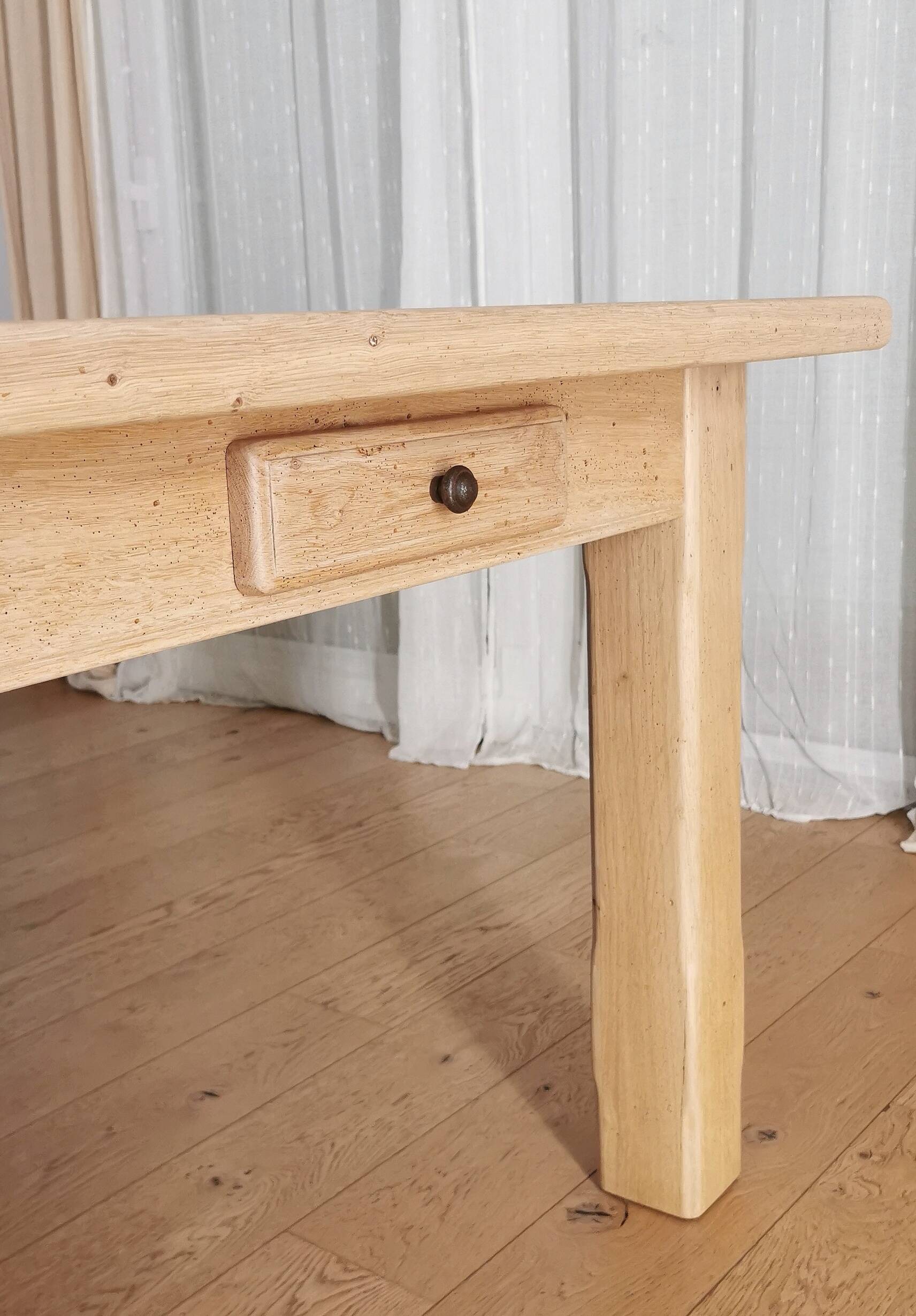 Oak farmhouse table