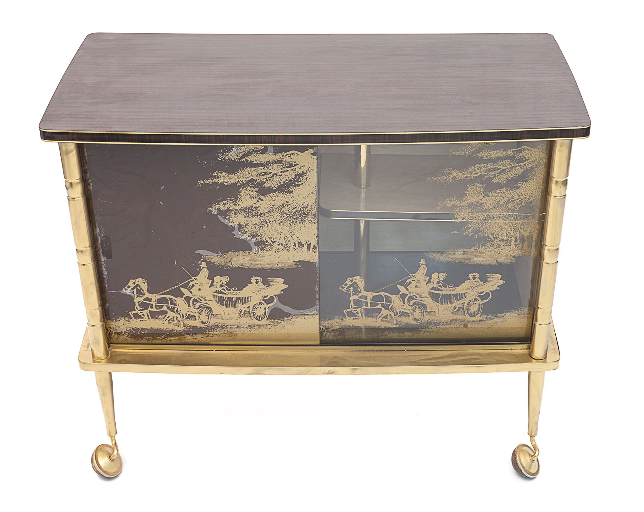 Bar électrifié à roulettes, 1960