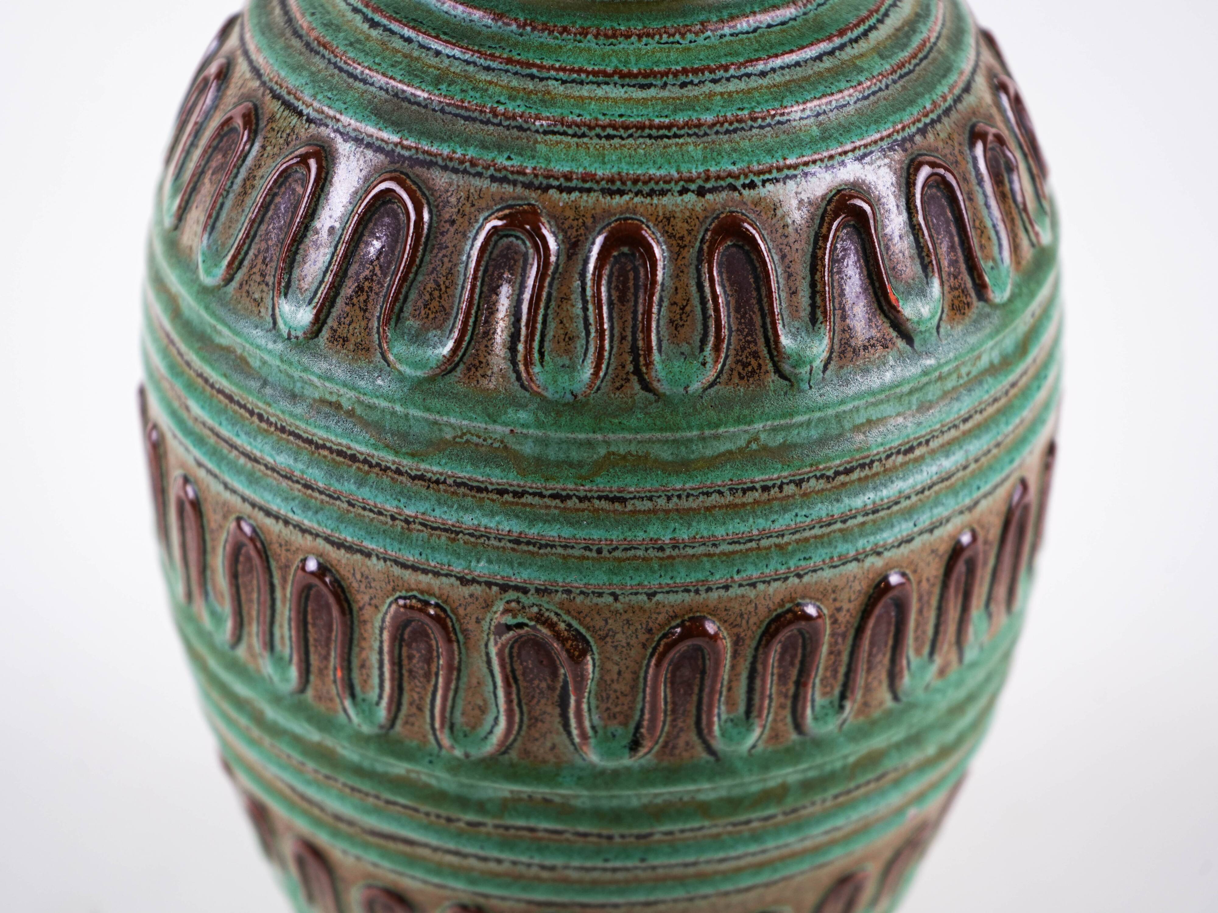 Ceramic vase, German design, 1970s, made in West Germany