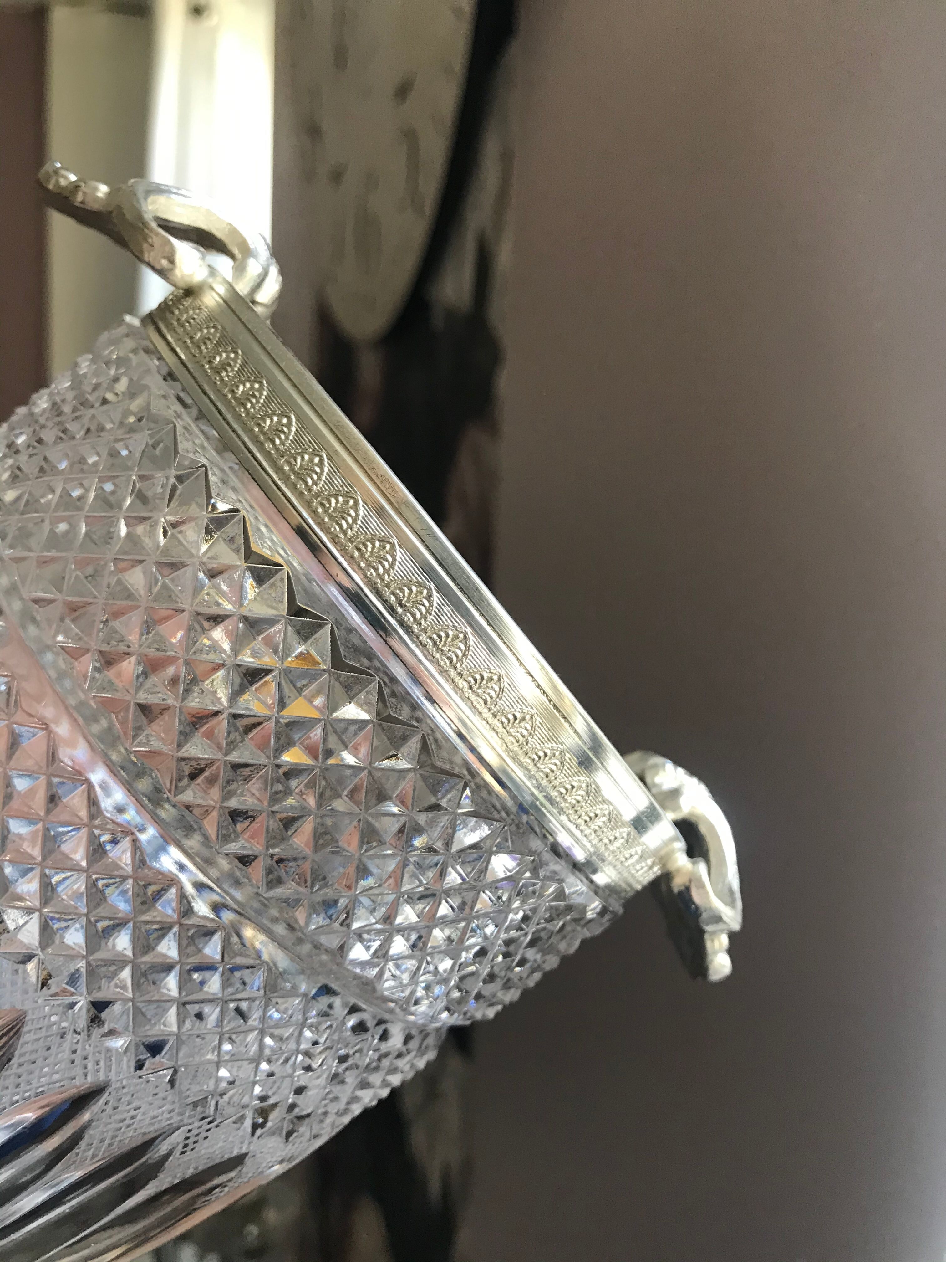 Crystal ice bucket