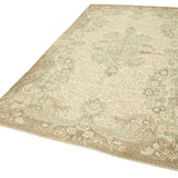 Tapis Beige Oriental Ancien Fait à la Main 164 cm x 289 cm - 38871